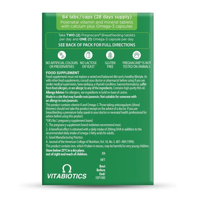 Vitabiotics Pregnacare Breast Feeding