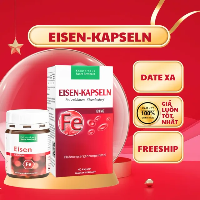 Vi&ecirc;n uống bổ sung sắt Eisen Kapseln