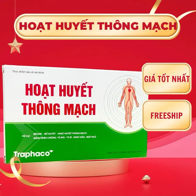 TPBVSK Hoạt huyết th&ocirc;ng mạch TRAPHACO