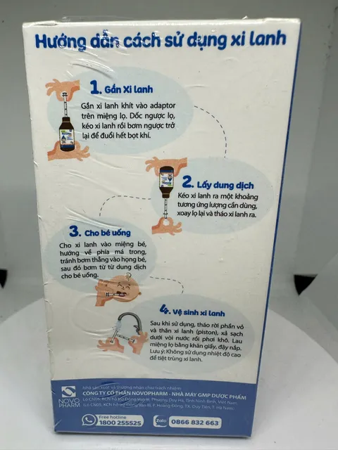 Hướng dẫn sử dụng Kẽm Novozinc Plus