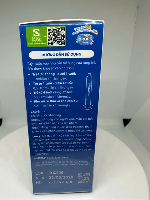 Lọ Kẽm Novozinc Plus