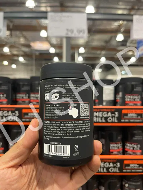 Vi&ecirc;n Uống Dầu Nhuyễn Thể T&ocirc;m Krill Oil