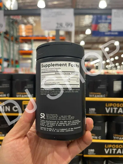 Vi&ecirc;n Uống Vitamin C Liposomal Sports Research 1000mg