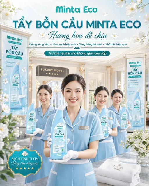 Tẩy bồn cầu Minta Eco