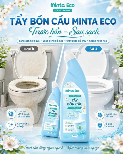 Tẩy bồn cầu Minta Eco