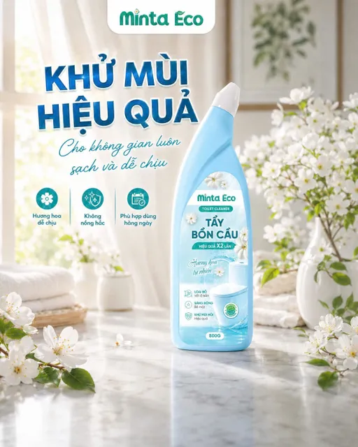 Tẩy bồn cầu Minta Eco