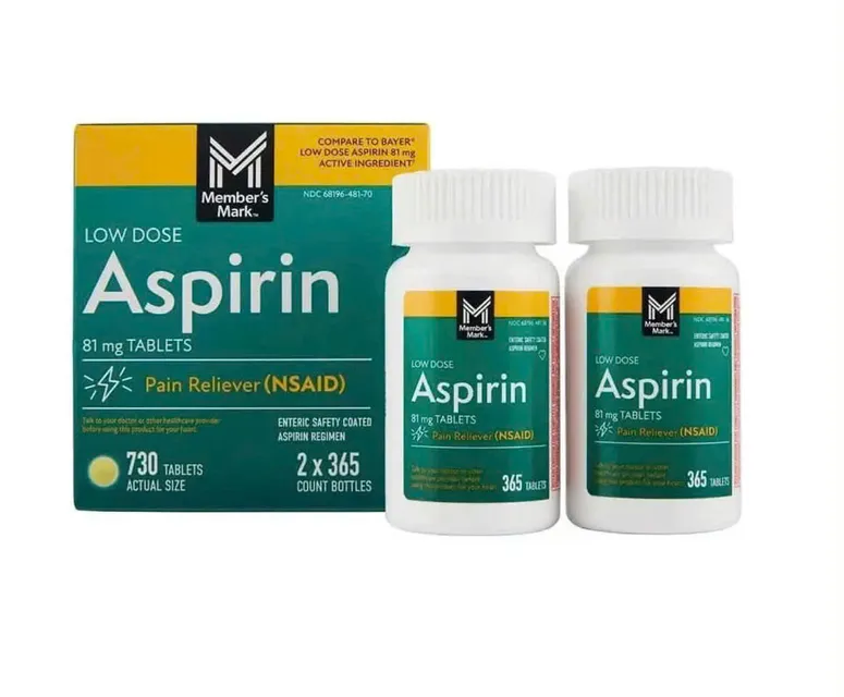 Aspirin liều thấp 81 mg của Member's Mark