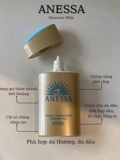 Kem Chống Nắng Anessa UV Milk 90ml