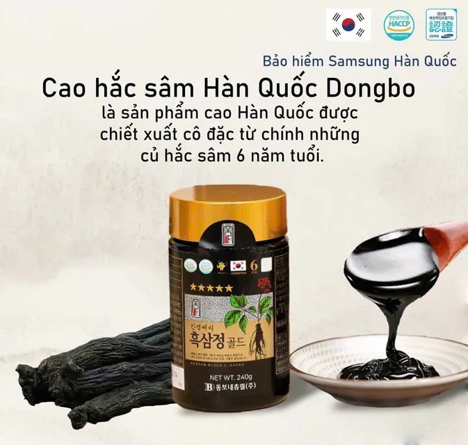 Cao Hắc S&acirc;m DONGBO