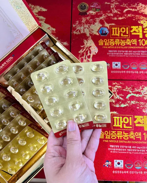 Vi&ecirc;n Năng Tinh Dầu Th&ocirc;ng Đỏ