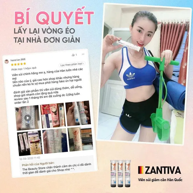 Vi&ecirc;n Sủi Giảm C&acirc;n Zantiva Everfit