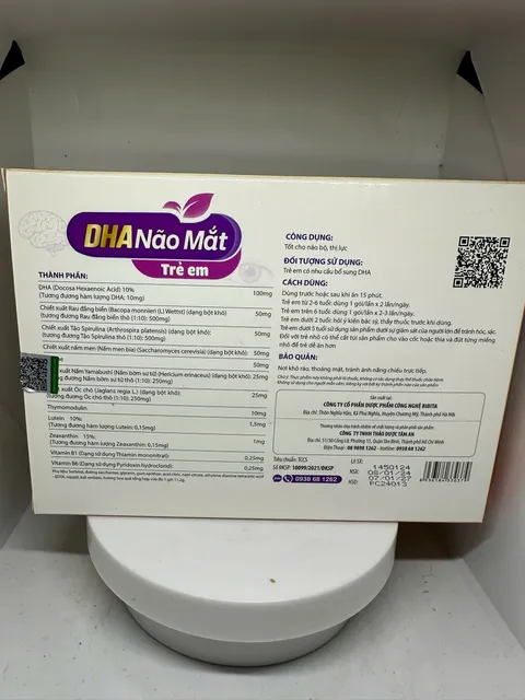 Thạch Bổ DHA N&atilde;o Mắt Trẻ Em
