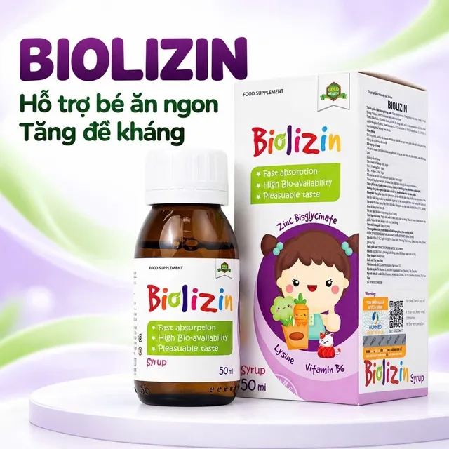 Kẽm hữu cơ Biolizin