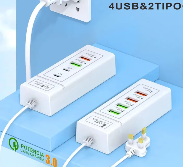 Ổ Cắm 4 Cổng Sạc Đa Năng