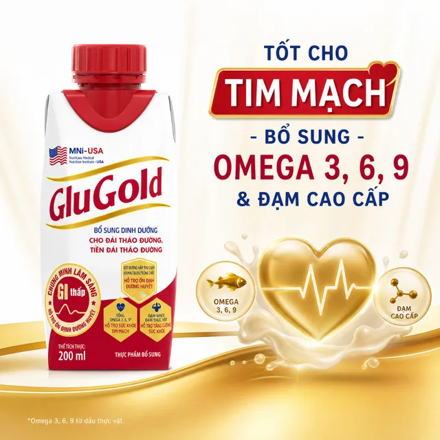 Hộp Sữa Nước Dinh Dưỡng GluGold
