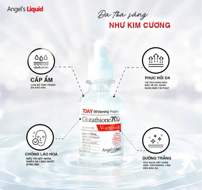Serum Angel&rsquo;s Liquid 7day Glutathione Niacinamide 30ml