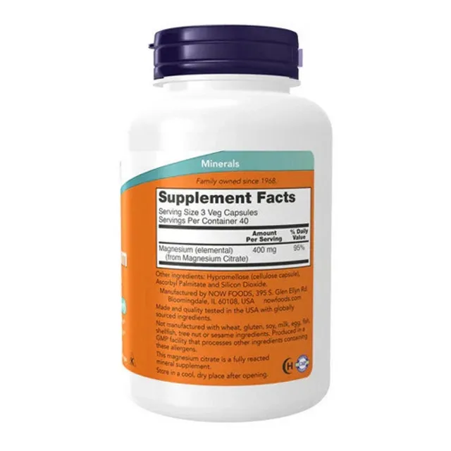 Magnesium Citrate Now Foods