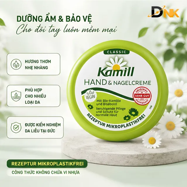 Kem dưỡng ẩm da tay Kamill Classic