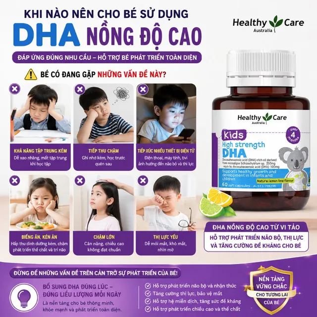 DHA Healthy Care &Uacute;c - Giải ph&aacute;p tối ưu cho trẻ