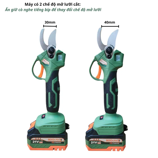 K&eacute;o cắt c&agrave;nh Pin BENZAMAX BMZ-140