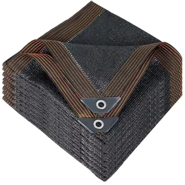Lưới đen che nắng với khuy&ecirc;n lỗ 4 xung quanh
