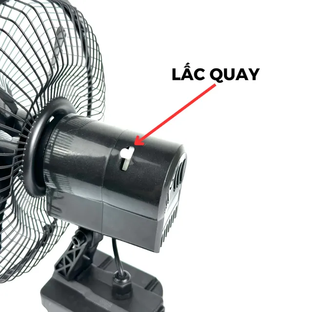 Quạt T&iacute;ch Điện 8inch Lồng sắt c&aacute;nh nhựa 18Cm