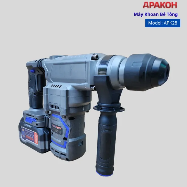 M&aacute;y Khoan Đục B&ecirc; T&ocirc;ng D&ugrave;ng Pin APAKOH APK28