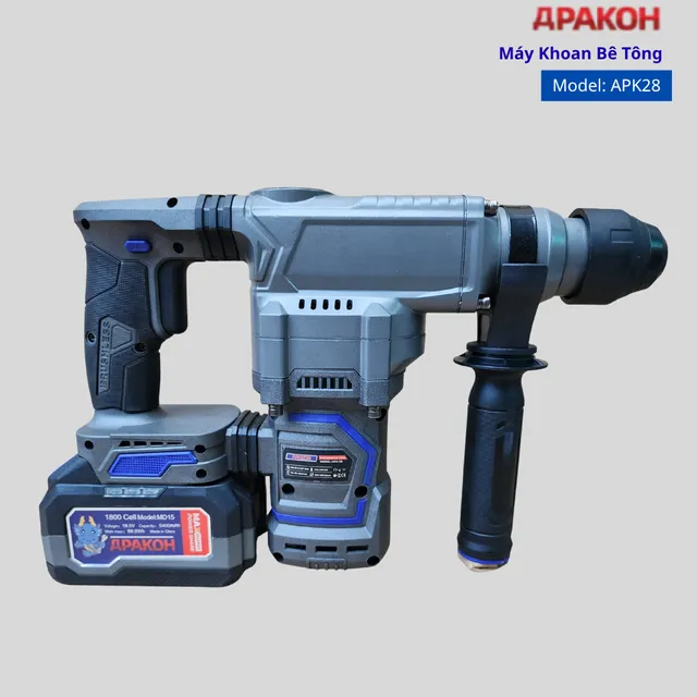 M&aacute;y Khoan Đục B&ecirc; T&ocirc;ng D&ugrave;ng Pin APAKOH APK28