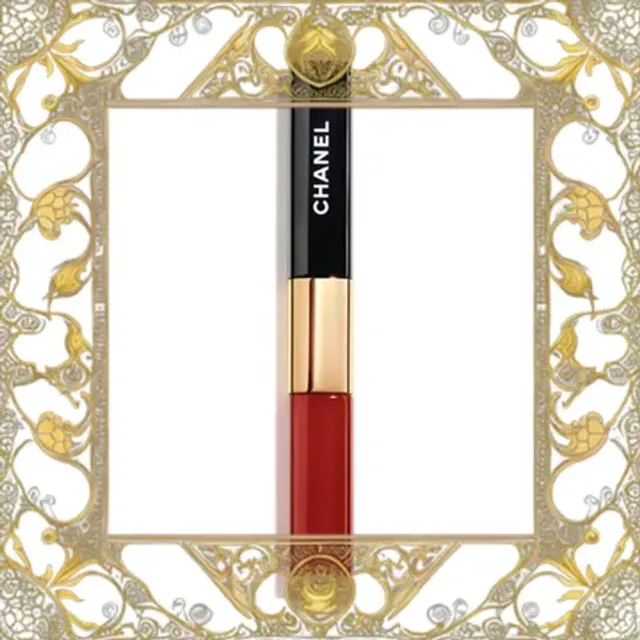 Son Chanel Le Rouge Duo Ultra Tenue 176 - M&agrave;u Đỏ Burning Red