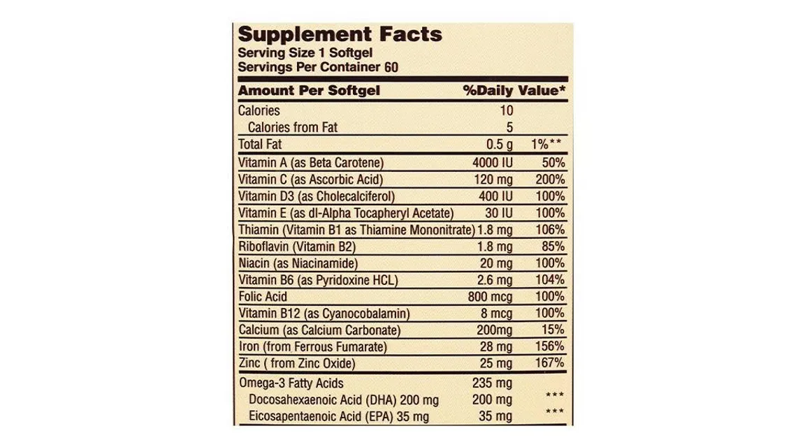 Pharmekal Prenatal DHA & Folic Acid cho mẹ bầu