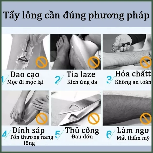 Sản phẩm tẩy l&ocirc;ng