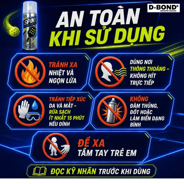 B&igrave;nh xịt DBOND SPINX