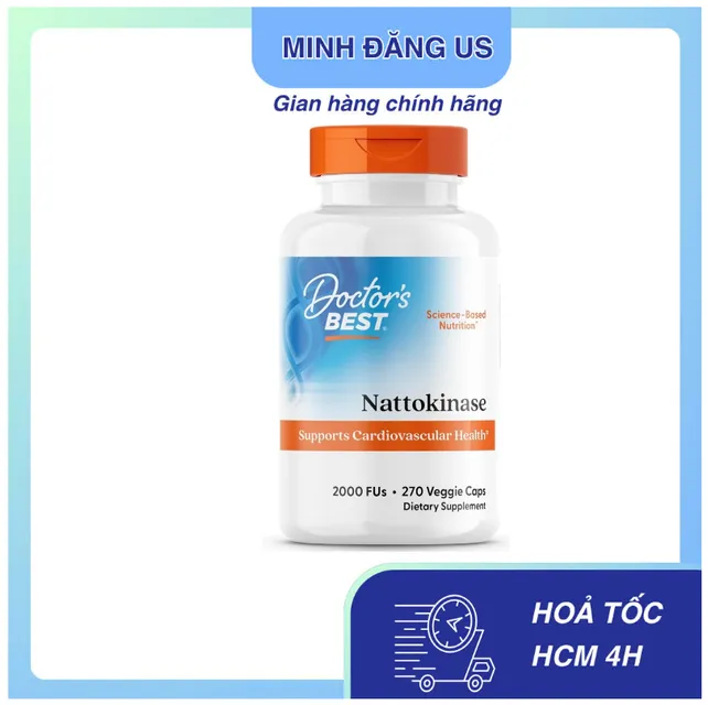 Vi&ecirc;n uống Nattokinase Doctor's Best