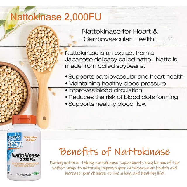 Vi&ecirc;n uống Nattokinase Doctor's Best