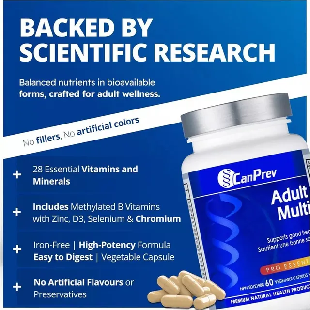 CanPrev Adult Multi - Đa Vitamin v&agrave; Kho&aacute;ng Chất