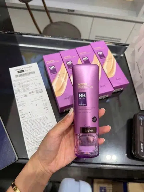 Kem nền chống nắng Power Perfection BB Cream The Face Shop