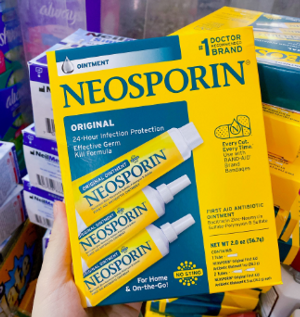 kem Neosporin ch&iacute;nh h&atilde;ng của Mỹ