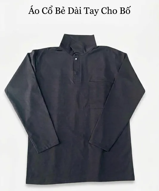 Áo cổ bẻ dài tay 3