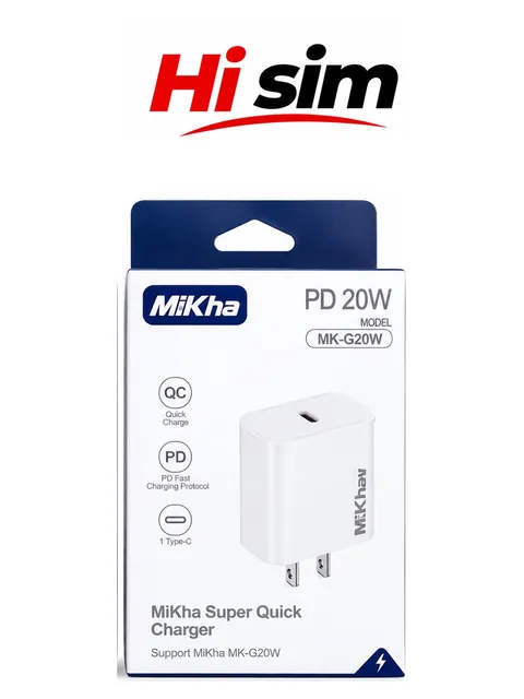Sạc nhanh 20W Mikha