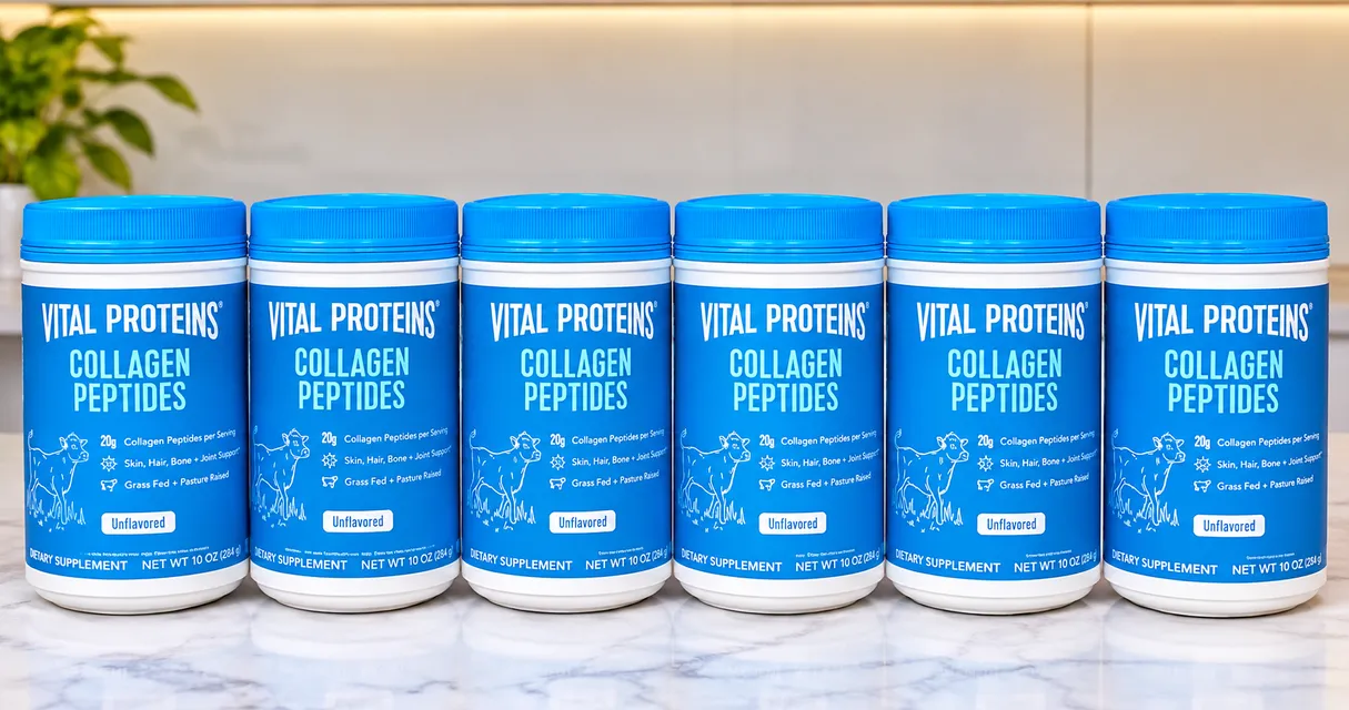 Bột Collagen Peptides nguyên chất, hỗ trợ da, tóc, móng 284g