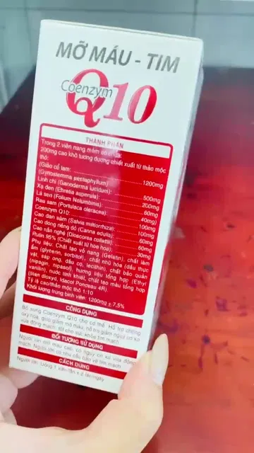 Vi&ecirc;n uống Mỡ M&aacute;u-Tim Coenzym Q10