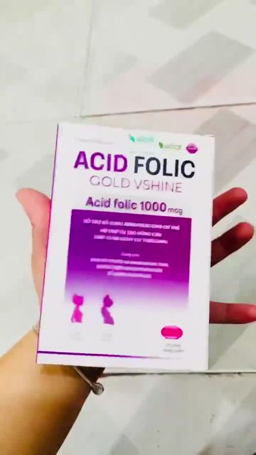 Vi&ecirc;n uống ACID FOLIC GOLD