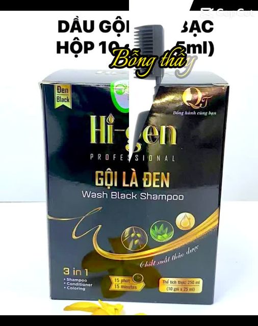 Sản phẩm Dầu Gội Phủ Bạc Hi-gen