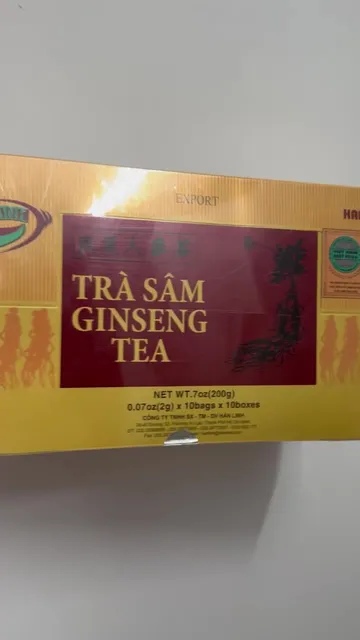Tr&agrave; S&acirc;m Ginseng Tea H&aacute;n Linh