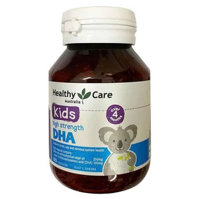 Vi&ecirc;n uống bổ sung DHA Healthy Care Kids High Strength DHA