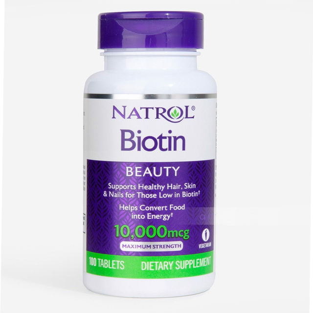 Vi&ecirc;n uống mọc t&oacute;c Biotin Natrol