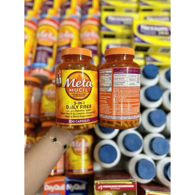Vi&ecirc;n uống bổ xung chất xơ Meta Mucil hộp 300 vi&ecirc;n