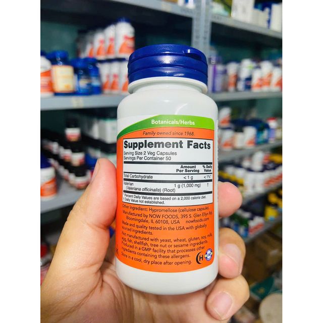 Vi&ecirc;n uống Valerian Root 500mg