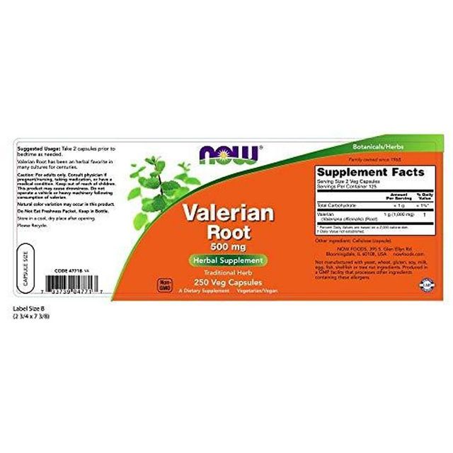 Vi&ecirc;n uống Valerian Root 500mg