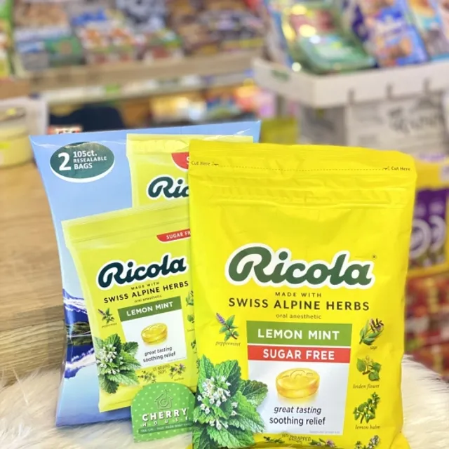 Ricola Lemon Mint Sugar Free